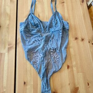🩶Adore Me Sheer Elloise Unlined Bodysuit